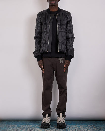 Rick Owens x Moncler Geocamo Flight Jacket Lightweight Duvet Black