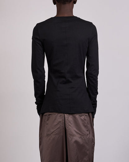 Rick Owens x Moncler Girder Jersery Long Sleeve T-Shirt Black