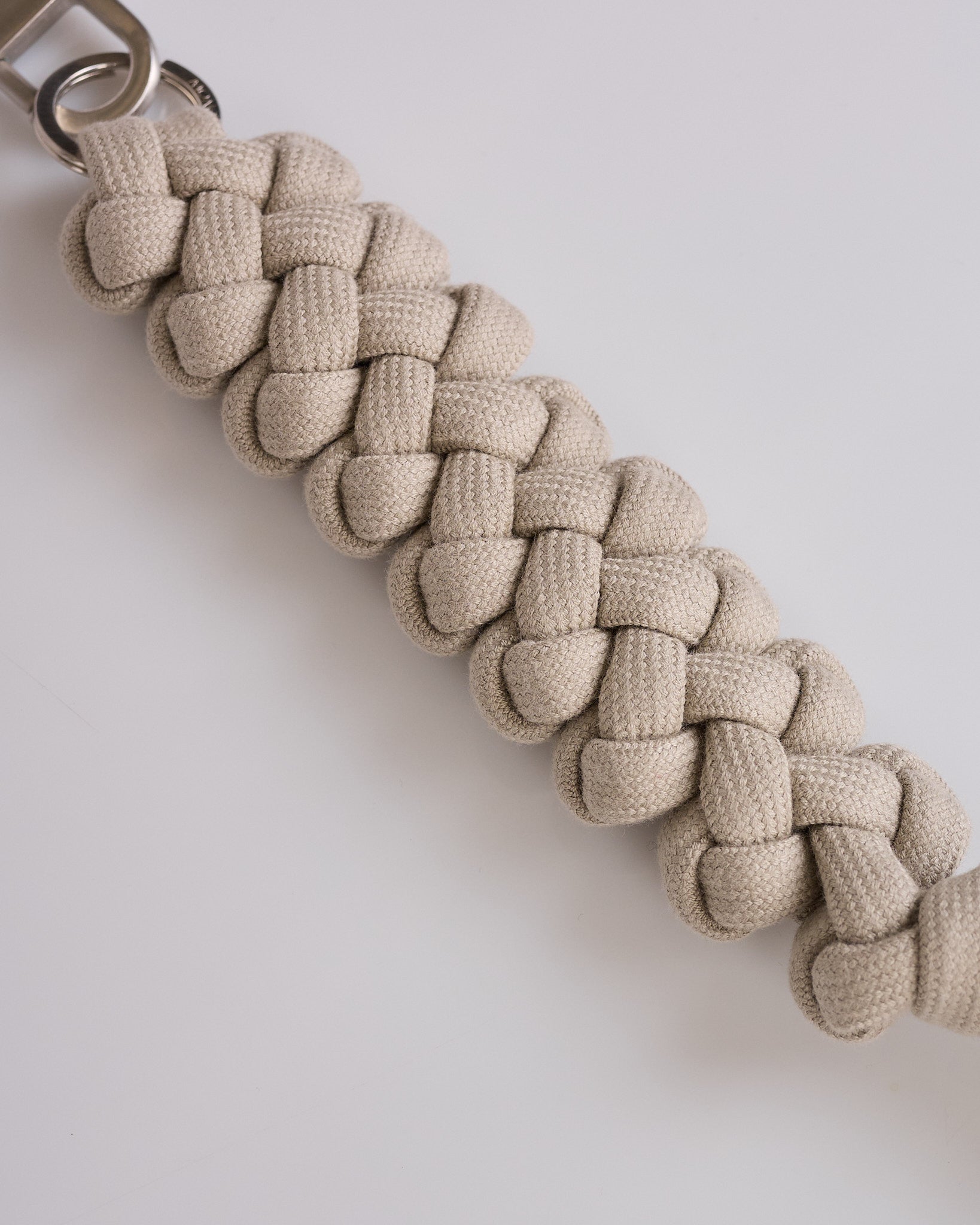 Rick Owens x Moncler Hiking Rope Keyring Cotton Cord Pearl