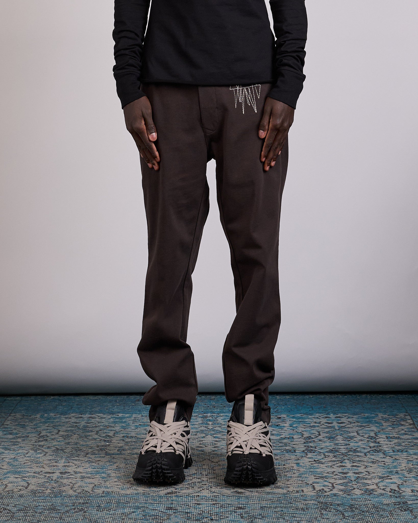 Rick Owens x Moncler Jogger Heavy Jersey Pant Dark Dust
