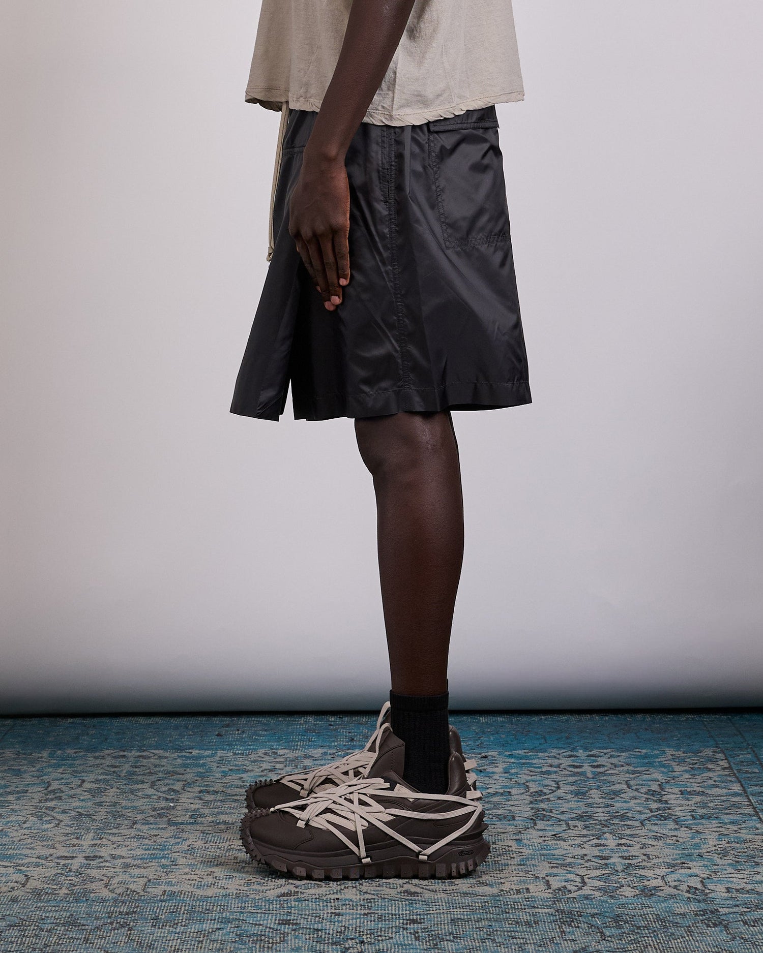 Rick Owens x Moncler Kiltshorts Short Black