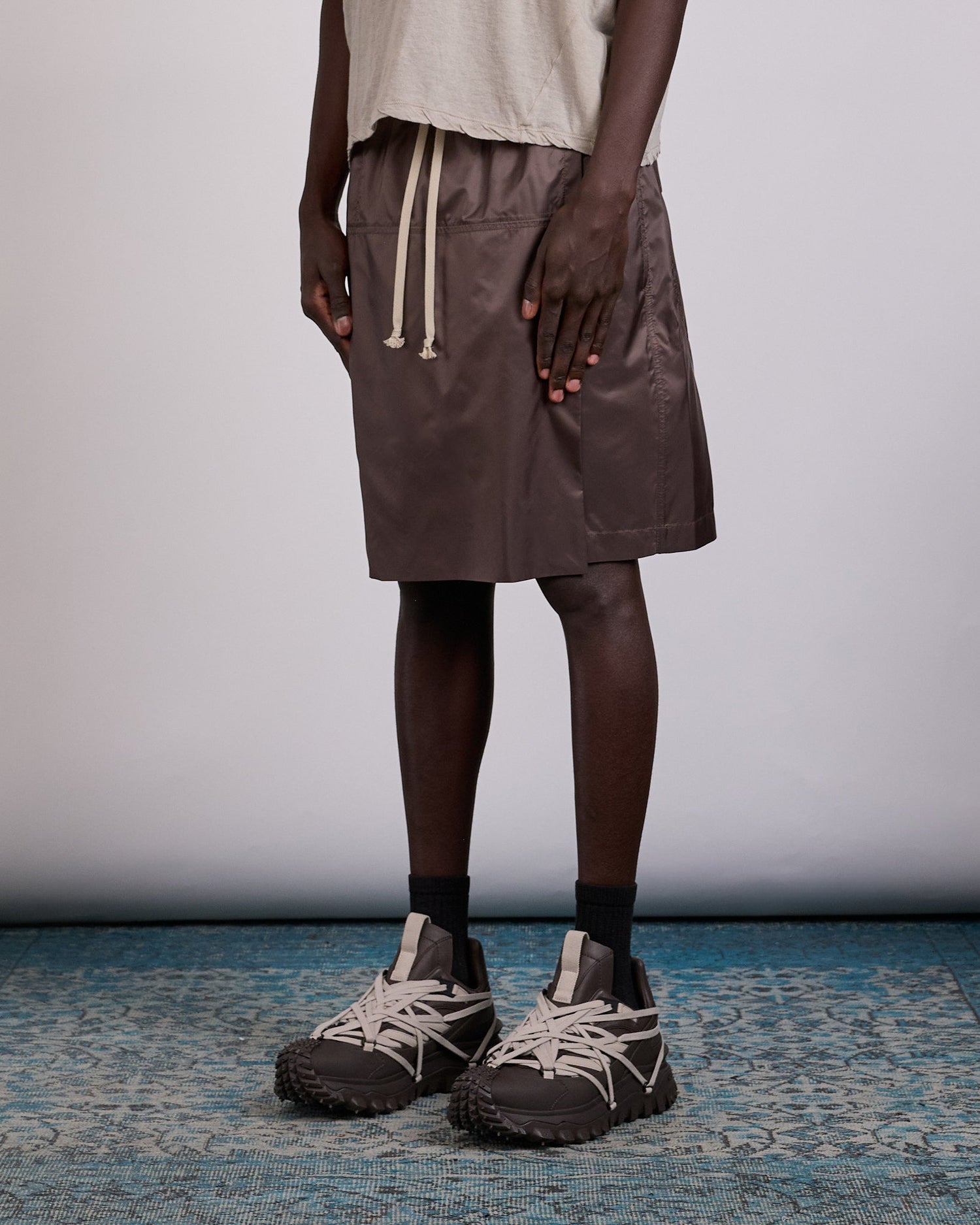 Rick Owens x Moncler Kiltshorts Short Dark Dust