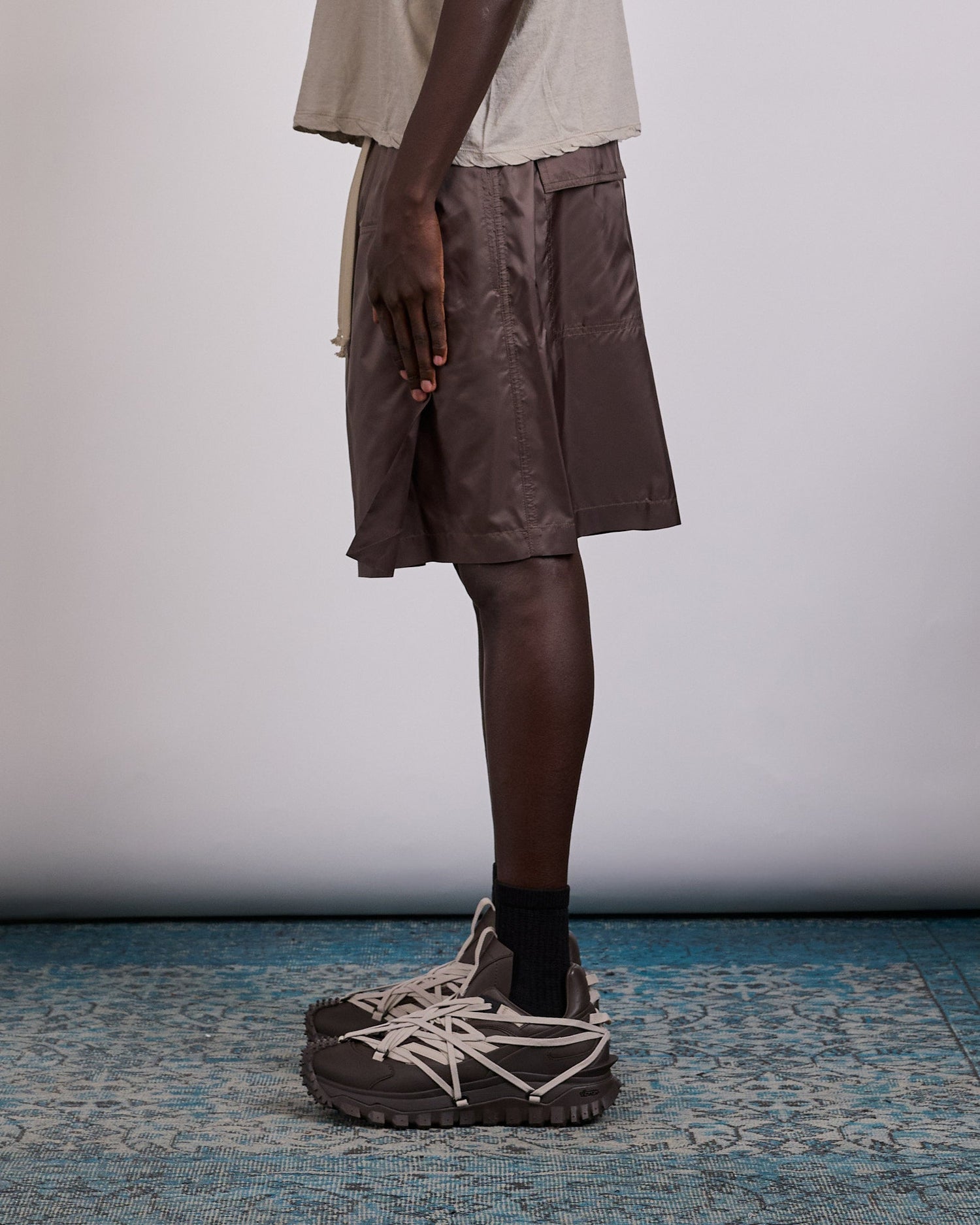 Rick Owens x Moncler Kiltshorts Short Dark Dust