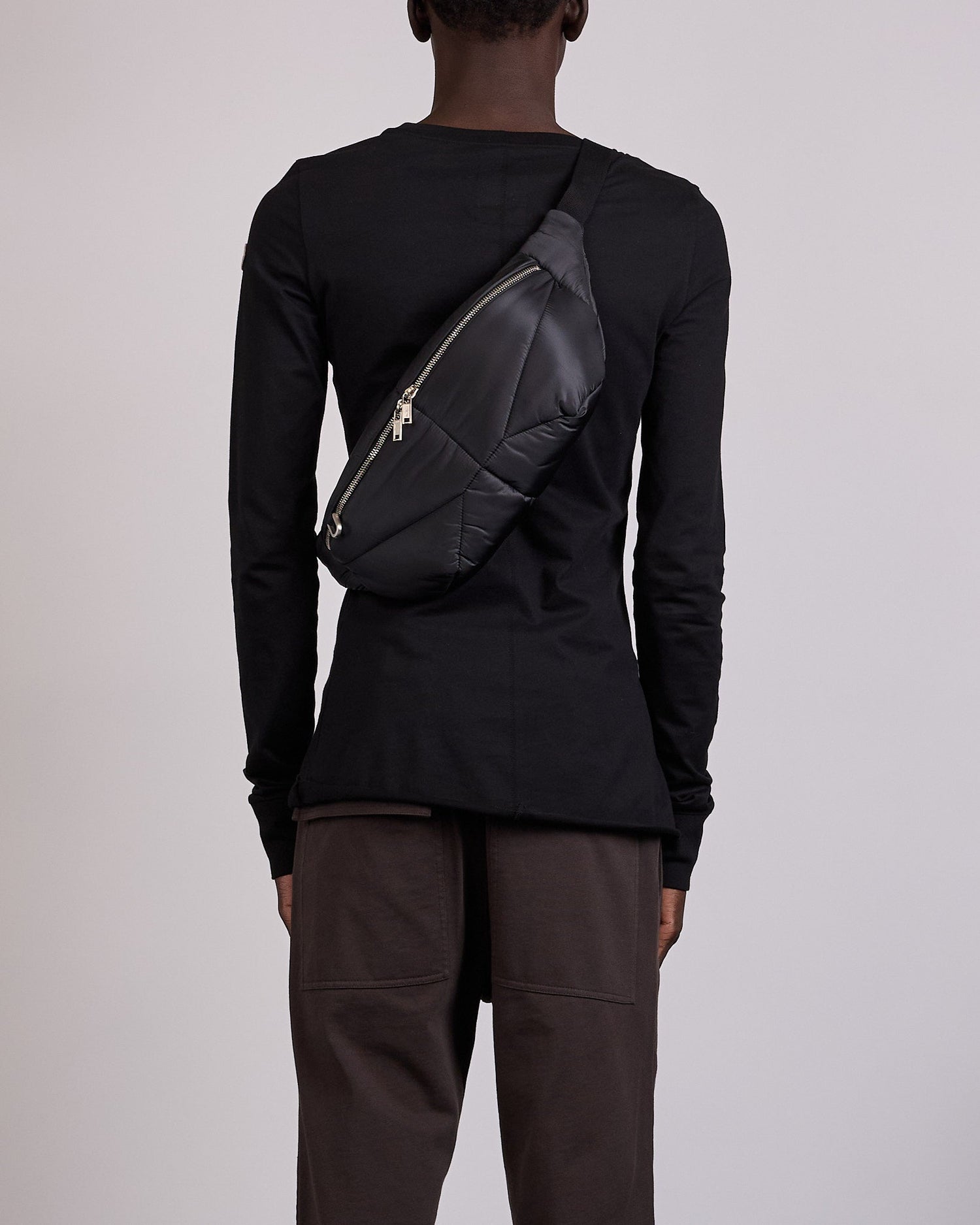 Rick Owens x Moncler Lightweight Duvet Bumbag Black