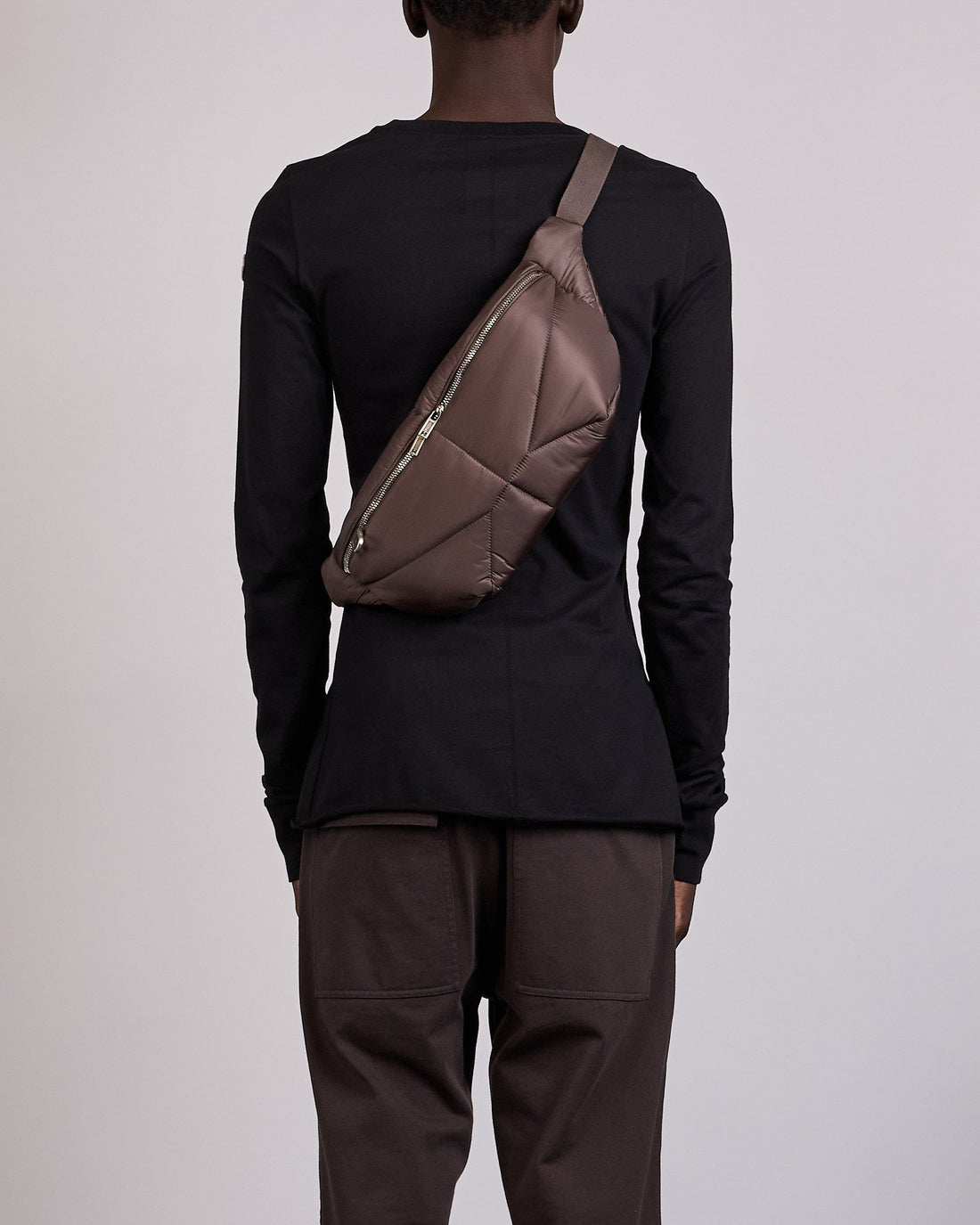 Rick Owens x Moncler Lightweight Duvet Bumbag Dark Dust