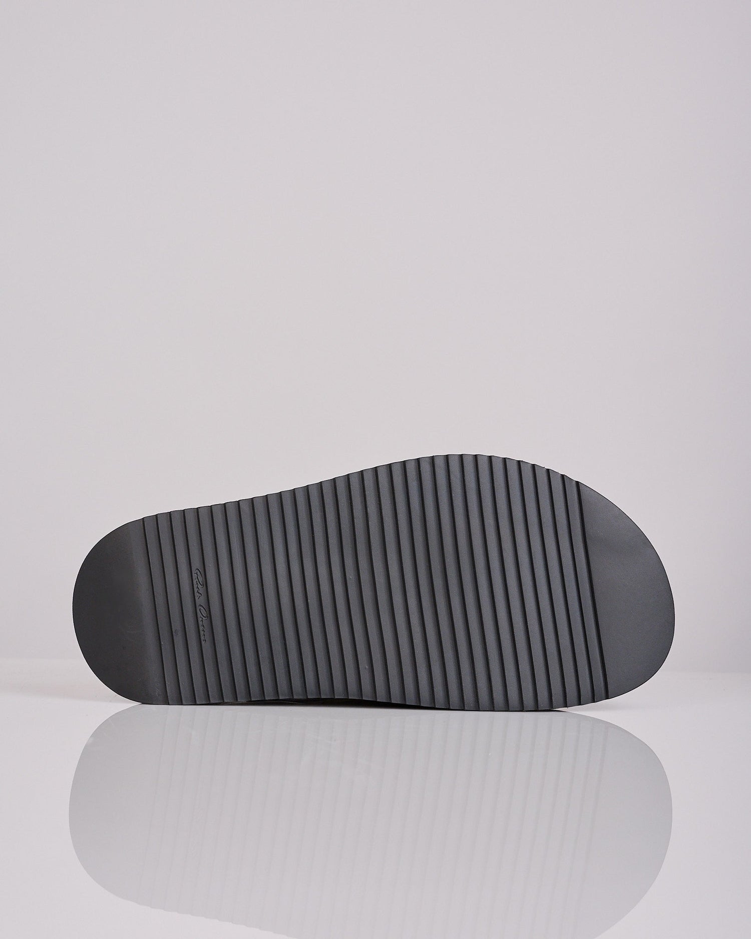 Rick Owens Padded Megalace Mule Black Pearl