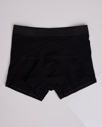 Rick Owens Penta Boxer Brief Cotton Stretch Jersey Black