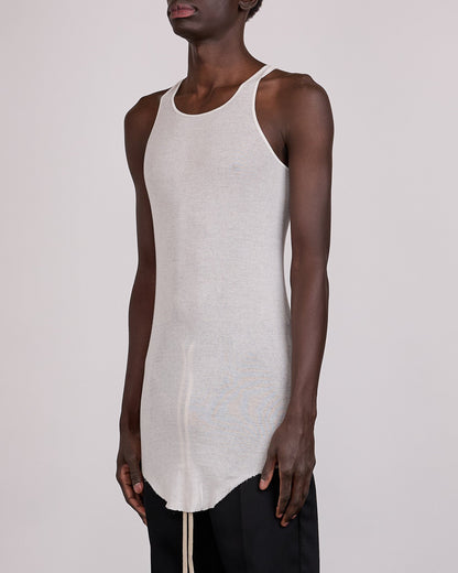 Rick Owens Runway Basic Rib Tank MR Milk Wash
