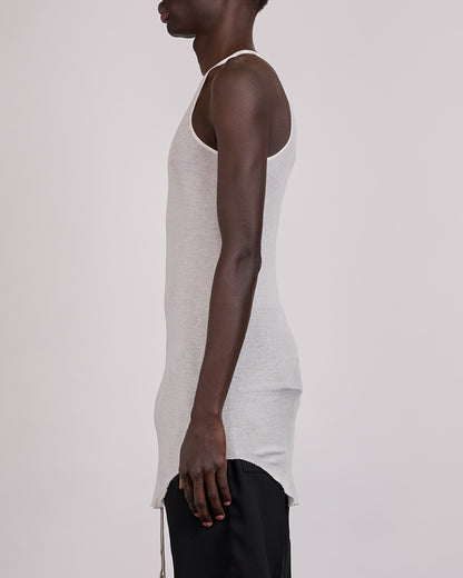 Rick Owens Runway Basic Rib Tank MR Milk Wash