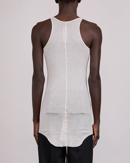 Rick Owens Runway Basic Rib Tank MR Milk Wash