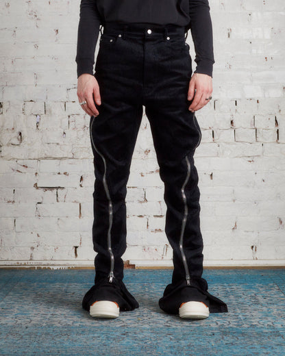 Rick Owens Runway Bolan Banana Pant Heavy Corduroy Black