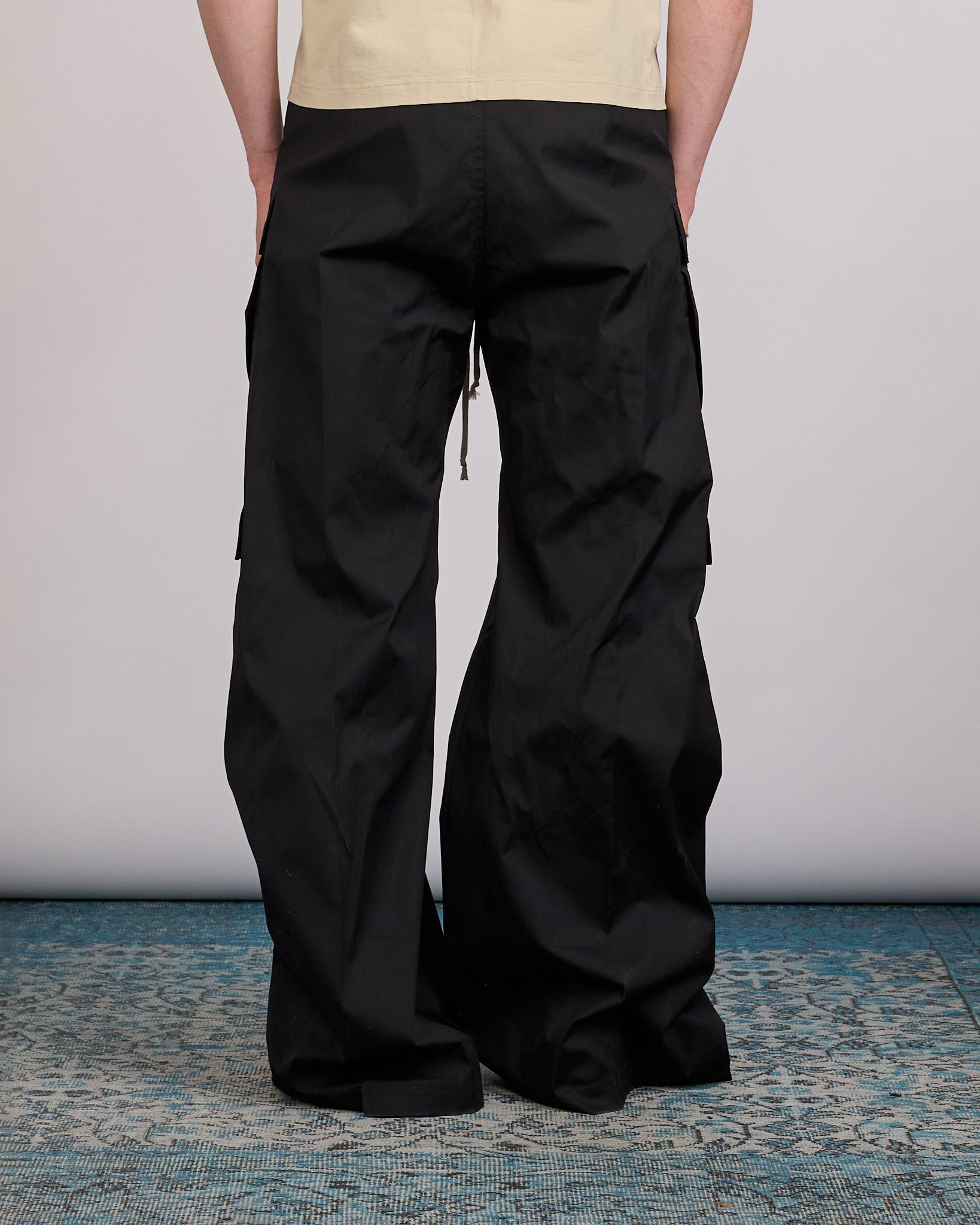 Rick Owens Runway Cargobelas Pant TE Black