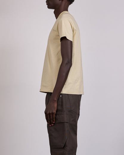 Rick Owens Short Level T-Shirt JA Classic Jersey Sand