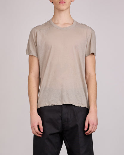 Rick Owens Short Level T-Shirt UC Unstable Cotton Pearl