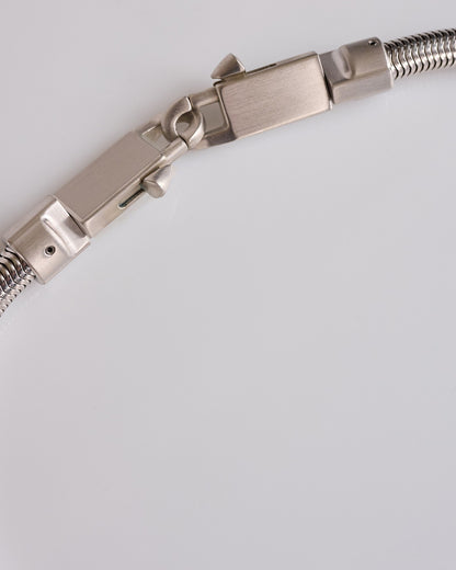 Rick Owens Snake Chain Necklace Palladio