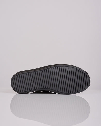 Rick Owens Tower Jumbolace Low Full Grain Sneaker All Black