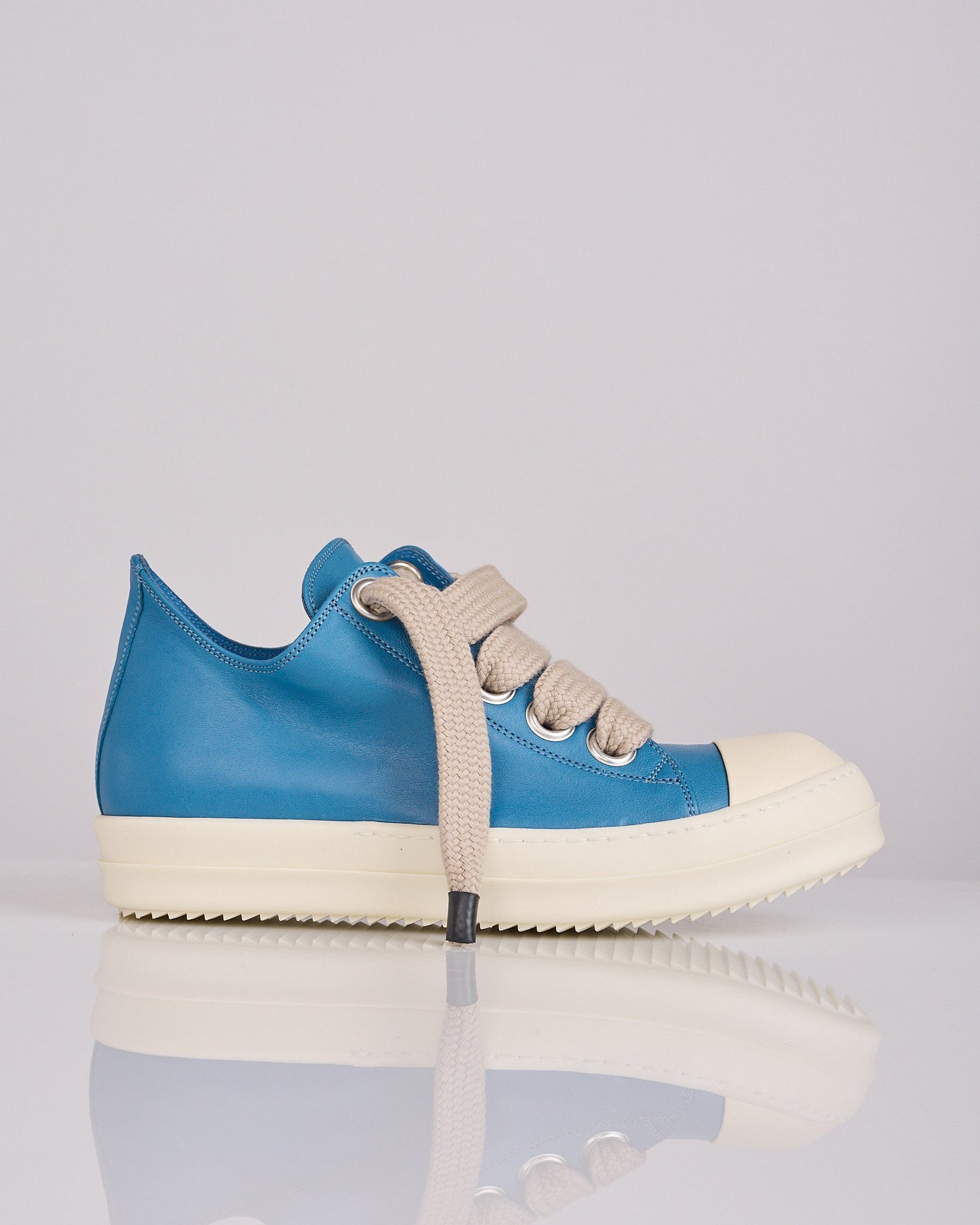Rick Owens Tower Jumbolace Low Washed Lamb Sneaker Nublu