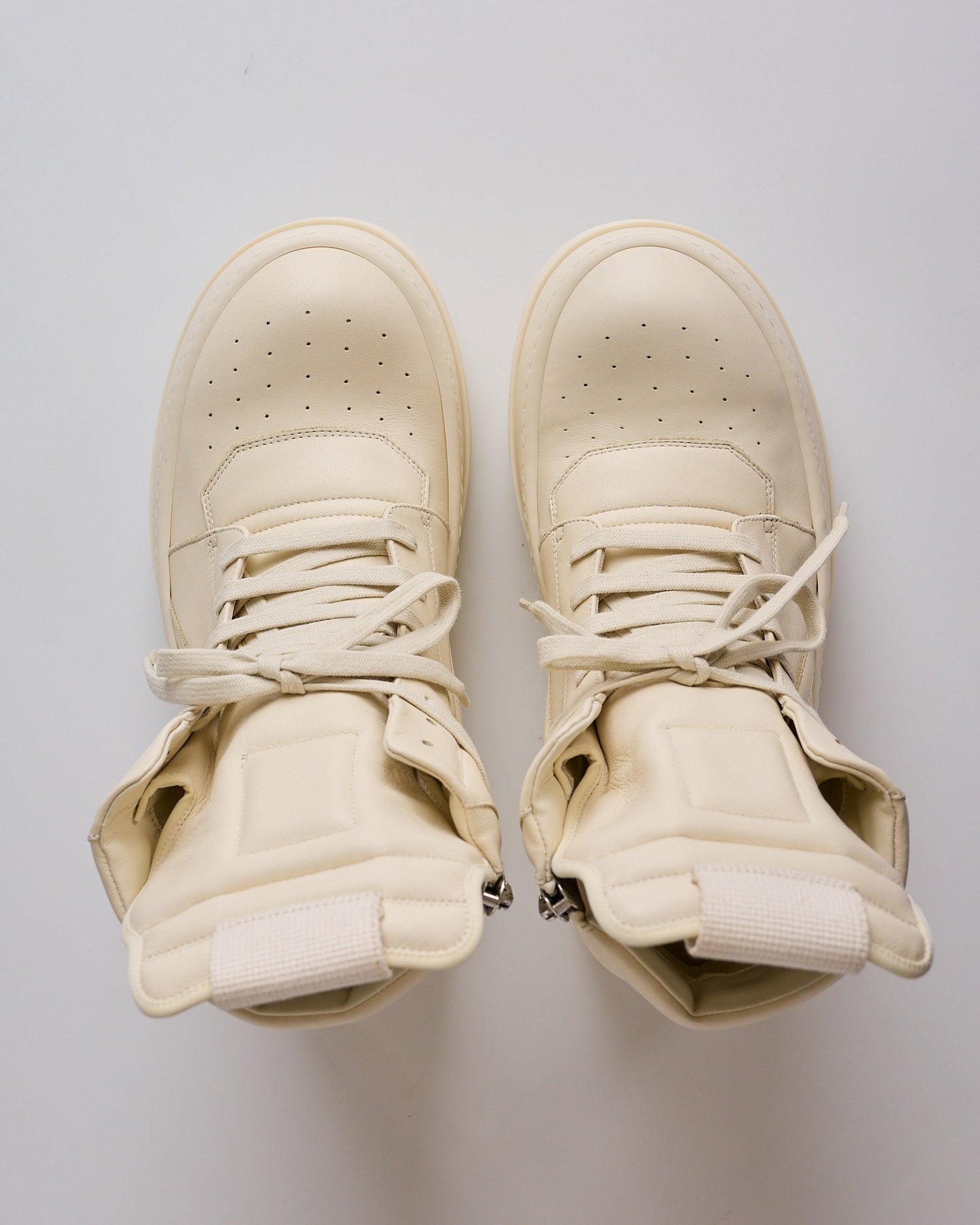 Rick Owens Tower Mega Bumper Geobasket All Milk