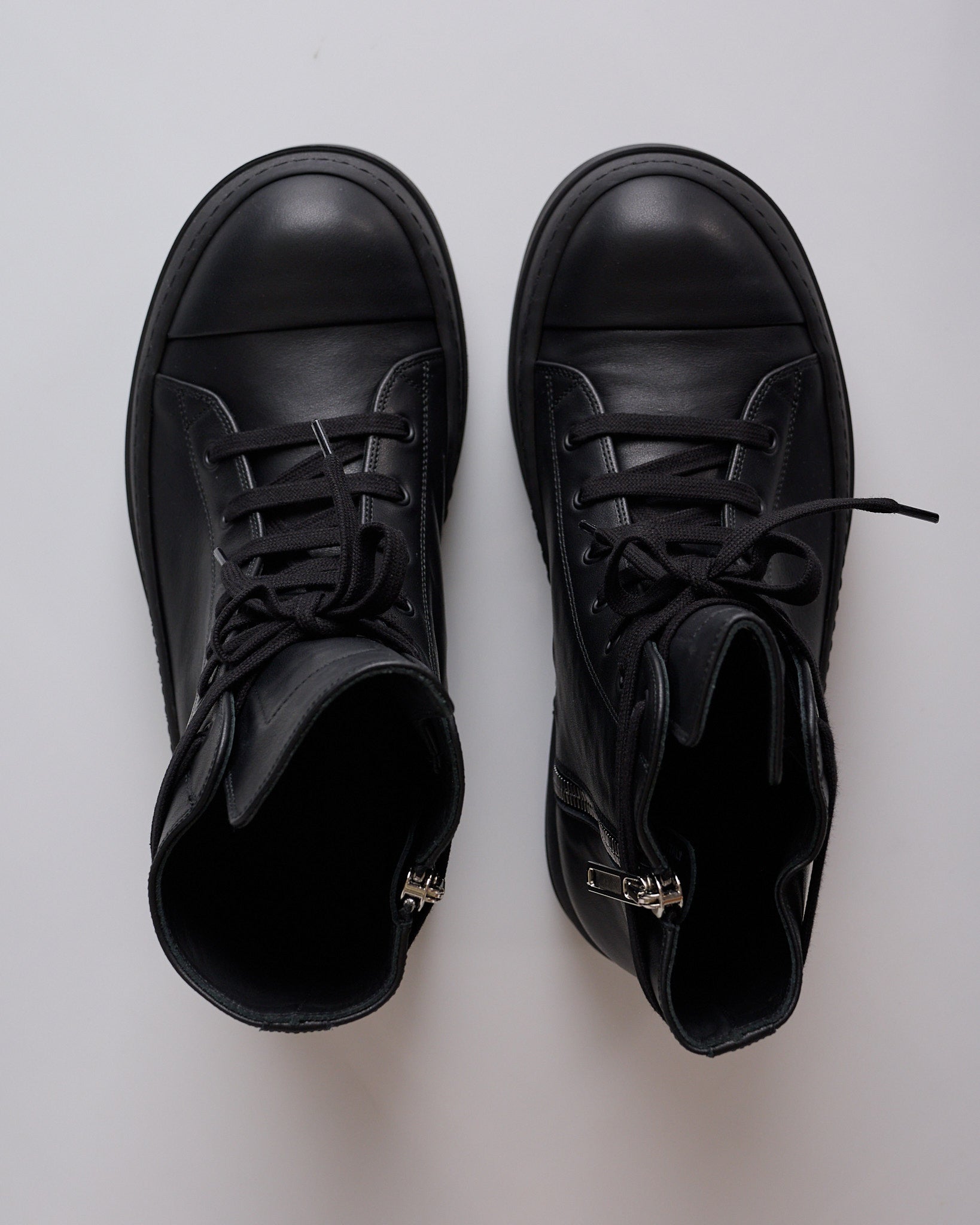 Rick Owens Tower Mega Bumper Sneakers All Black