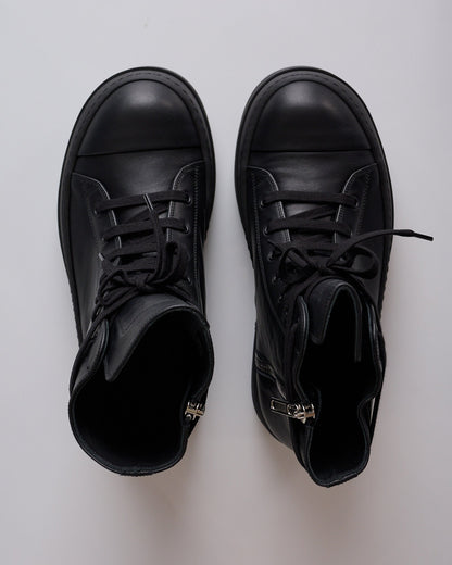 Rick Owens Tower Mega Bumper Sneakers All Black