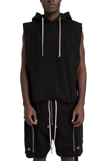Sleeveless Hood Tunic