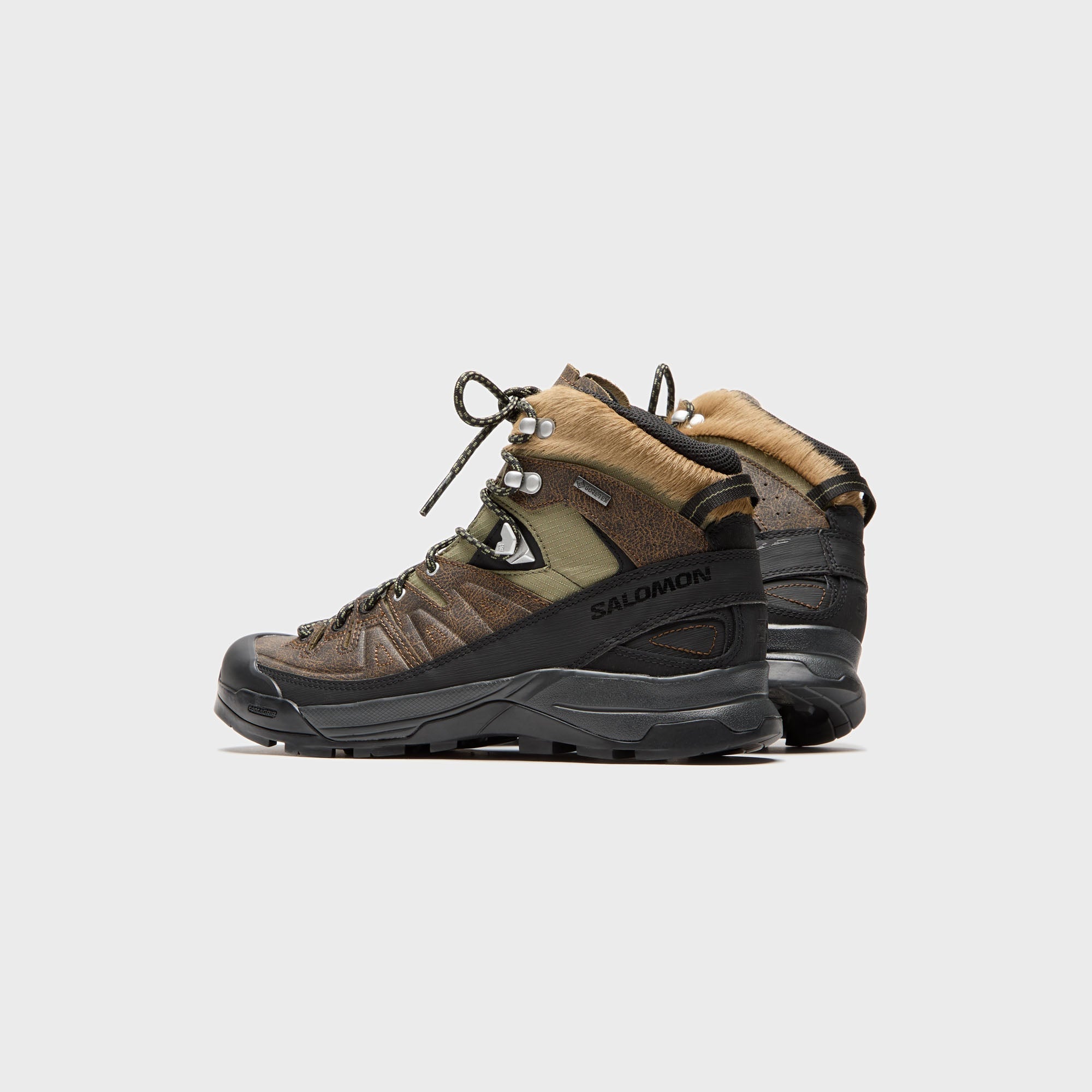 Salomon X-ALP Mid GTX - Dark Earth / Black / Deep Lichen Green