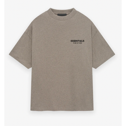 Fear of God Essentials Jersey Crewneck Tee (Heather Grey)