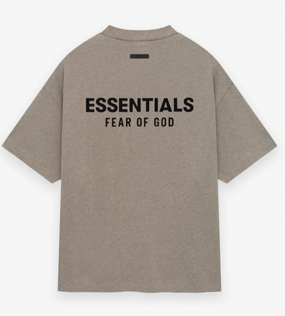 Fear of God Essentials Jersey Crewneck Tee (Heather Grey)