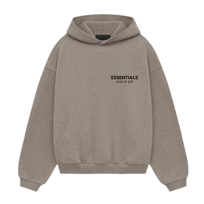 Fear of God Essentials Kids Fleece Hoodie "Heather Gray" FW24