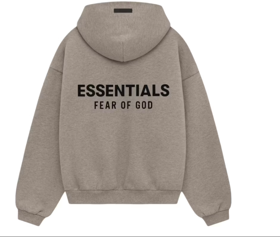 Fear of God Essentials Kids Fleece Hoodie "Heather Gray" FW24