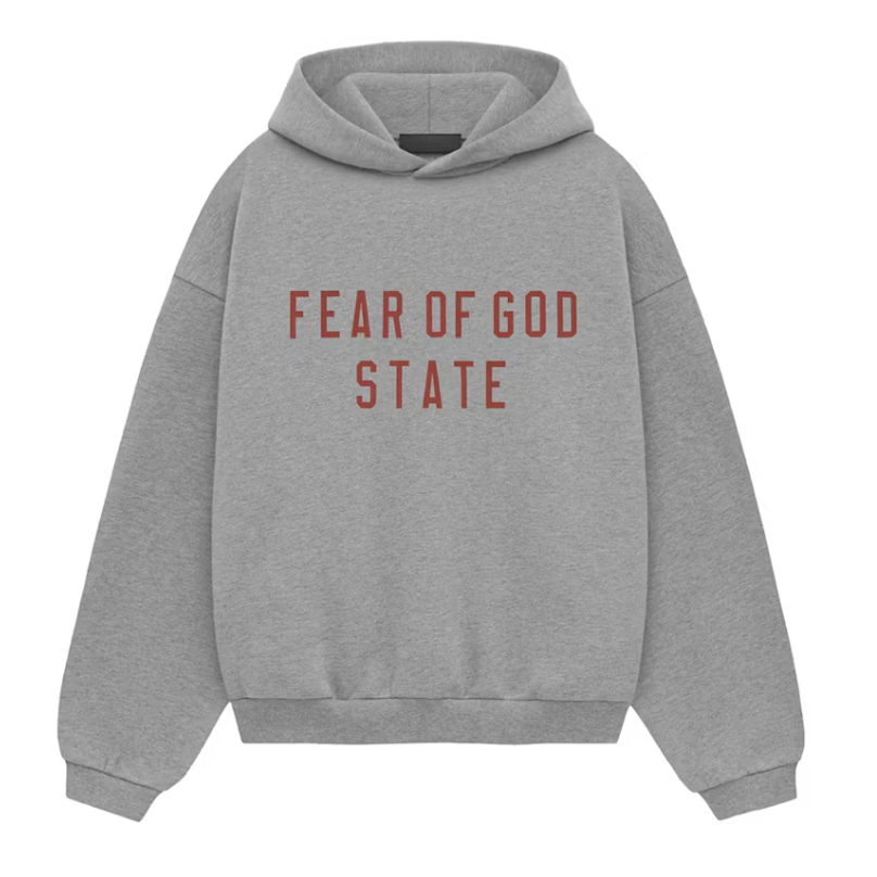 Fear of God Essentials Kids Fleece Hoodie "Dark Heather Gray" FW24