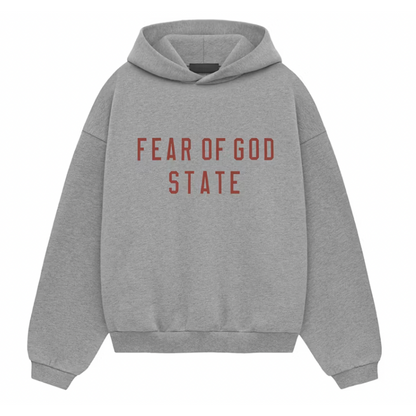 Fear of God Essentials Kids Fleece Hoodie "Dark Heather Gray" FW24
