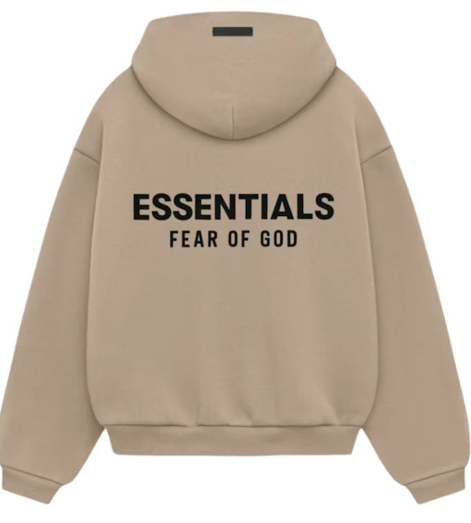 Fear of God Essentials Kids Fleece Hoodie "Desert Sand" FW24