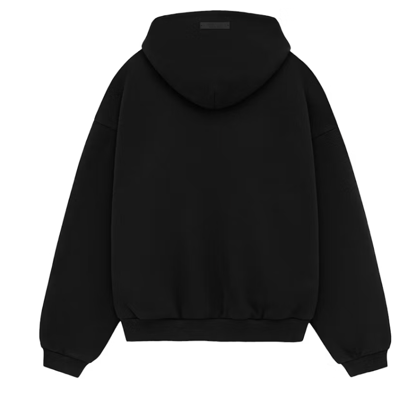 Fear of God Essentials Kids Fleece Hoodie "Black/Gold" FW24