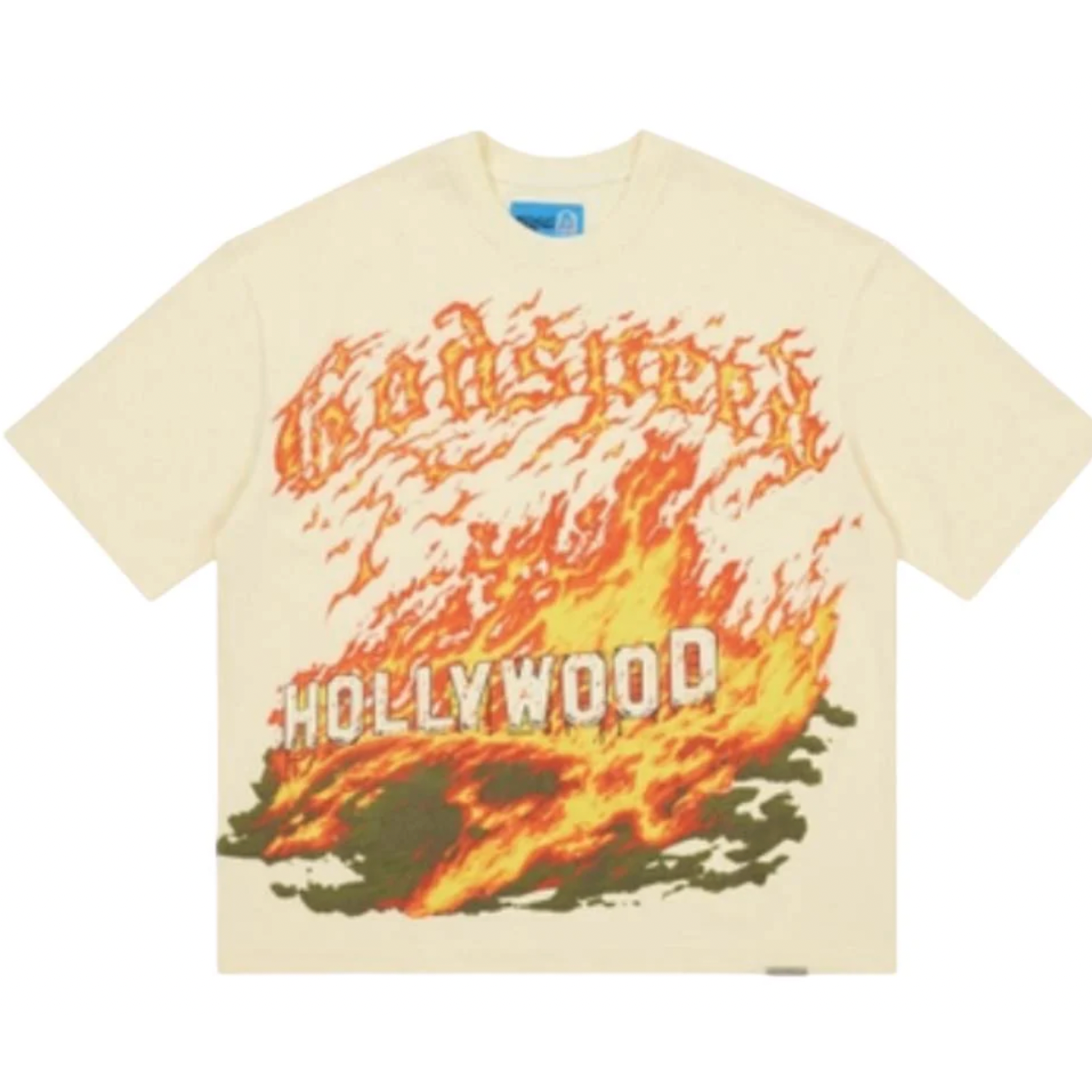 Godspeed "Hollywood Inferno 2" Tee (Bone)