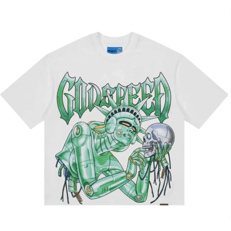 Godspeed "Freedoms Protocols" Tee (White)