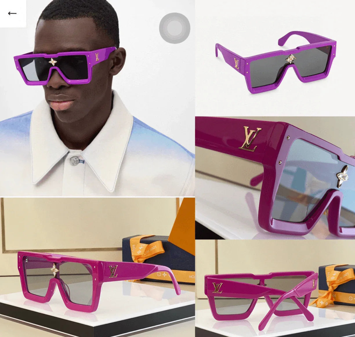 Louis Vuitton Limited Edition CYCLONE  Sunglasses ✨