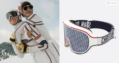 2024 DIOR  DIORALPS M1I White Ski Goggles ❄️