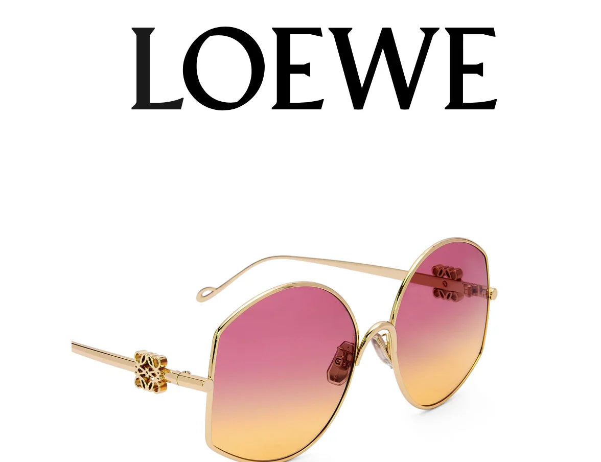 New Season 2024 LOEWE Oversize sunglasses in metal  🖤