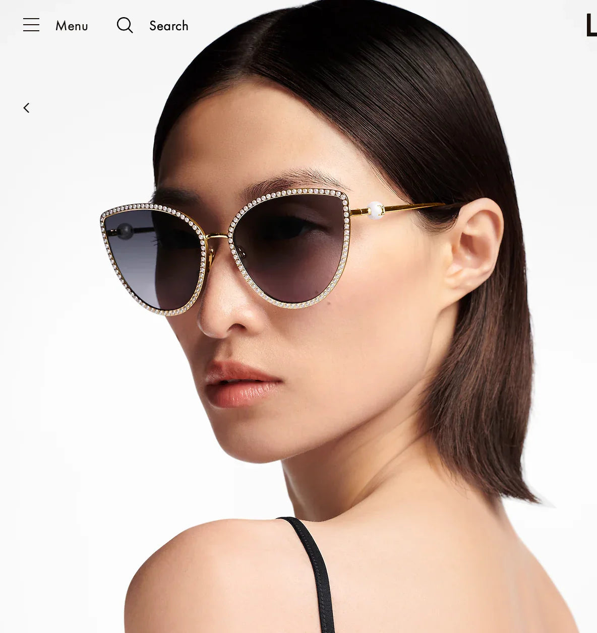 Louis Vuitton Z1995U LV Pearl Cat Eye Sunglasses✨