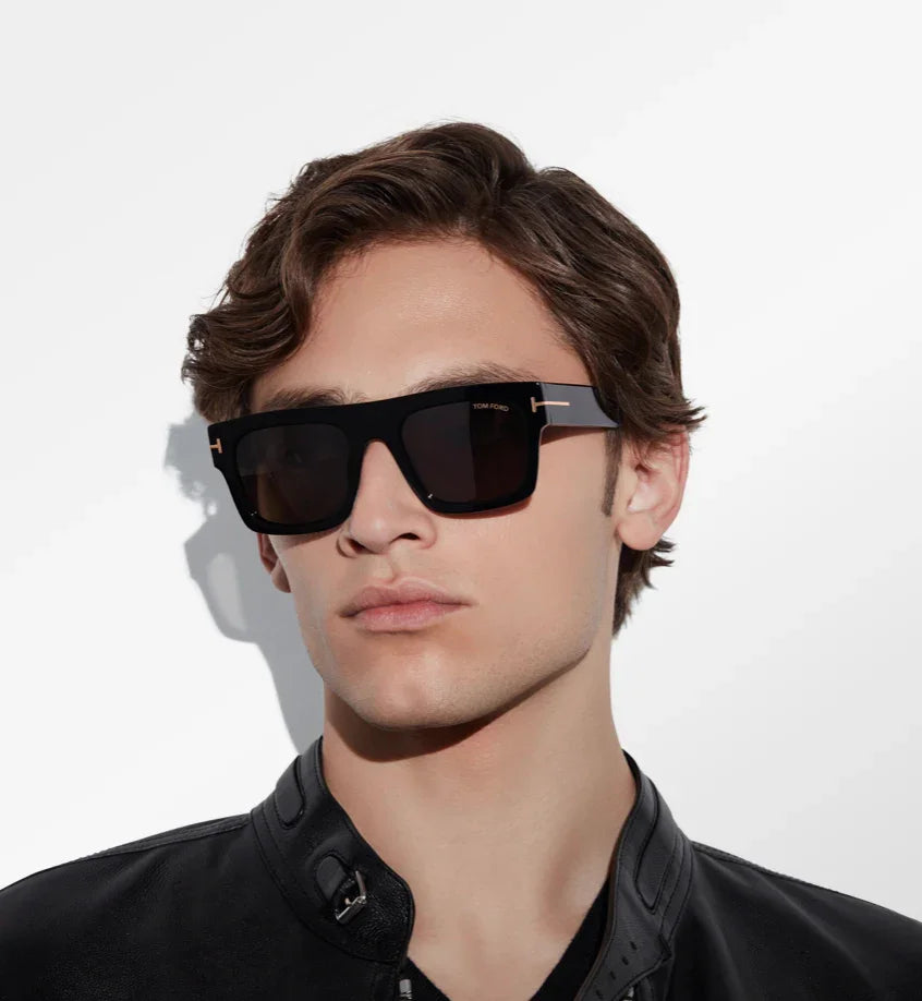 TOM FORD FAUSTO TF0711 Rectangular Sunglasses ✨