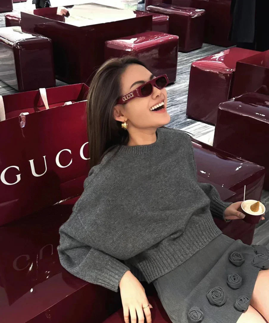 GUCCI GEOMETRIC SHAPED FRAME GG1771S Women's Sunglasses ✨