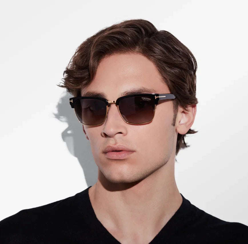 Tom Ford TF1139 POLARIZED RIVER Sunglasses 🔱