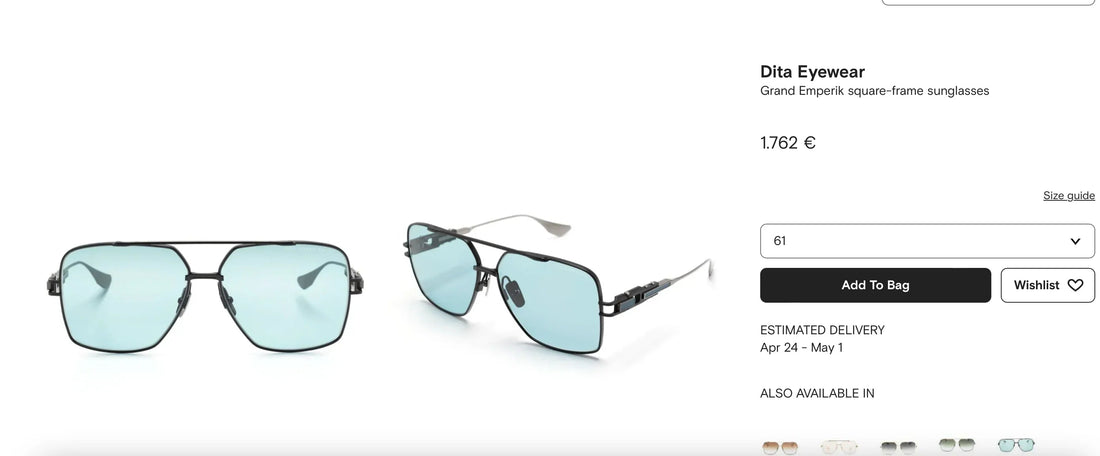 Dita Eyewear Grand Emperik square-frame Sunglasses 🔱