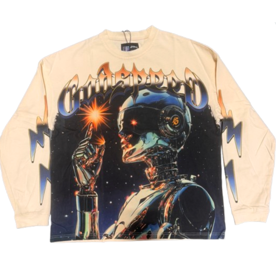 Godspeed “Sputnik” L/S Tee (Bone)