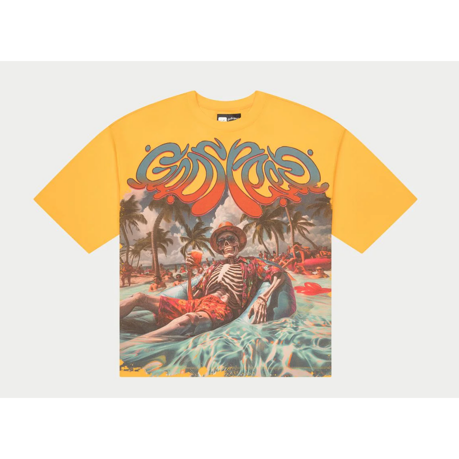 Godspeed Pool Party Tee (Yellow Wash)