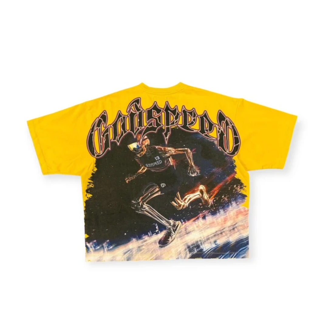 Godspeed GSPD- Run Club Tee (Yellow)