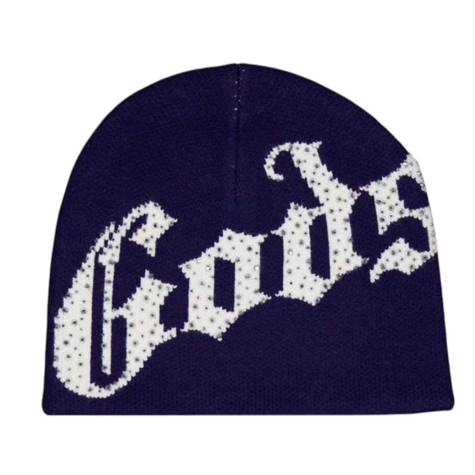 Godspeed OG Logo Studded Beanie (Navy)