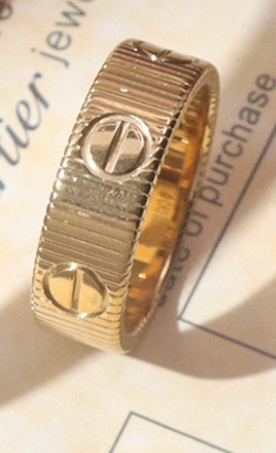 Cartier 18K Gold Plated  LOVE  Ring yellow-rose-silver ✨