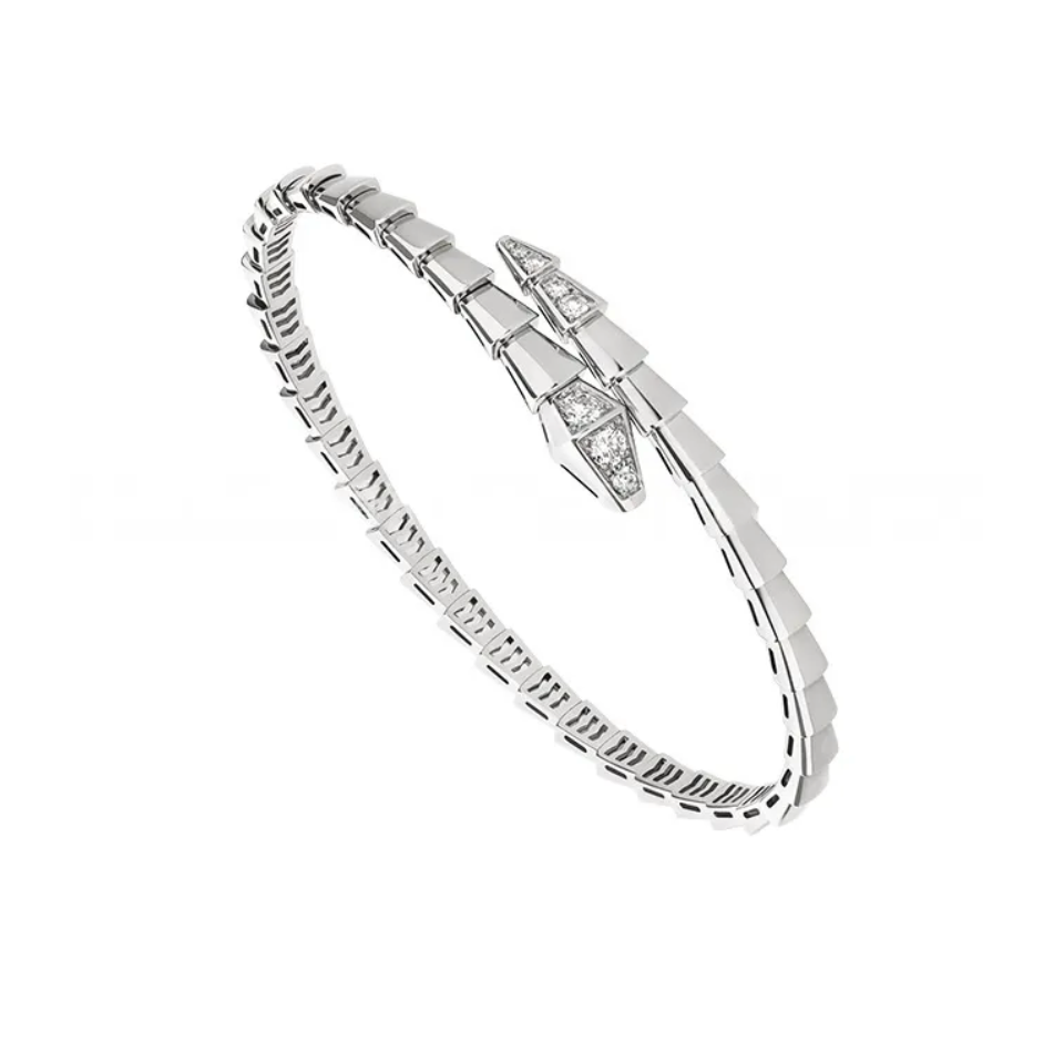 BVLGARI SERPENTI VIPER Rose-Gold-White  Bracelet ✨